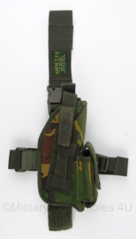 KL Nederlandse leger Drop Leg beenholster - woodland - Arktis - origineel