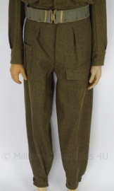 MVO uniform set "luchtdoel artillerie Kornwerderzand" , jasje, broek, koppel - maat - origineel