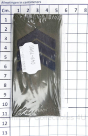 Korps Mariniers GVT schouder epauletten set met rang Sergeant - nieuw in de verpakking - 11 x 5,5 cm - origineel