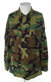 Korps Mariniers jas Woodland camo - Small Long = 8090/8494 - zonder epaulet lussen - origineel