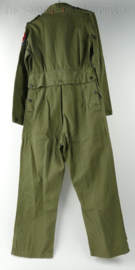 WO2 US HBT coverall met originele patch en insignes - 143 cm lang - replica