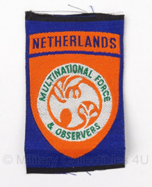 Embleem KMAR Multinational Force and Observers - 8 x 5 cm - Origineel