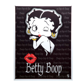 Metalen plaat Betty Boop  - 41 x 32 cm.