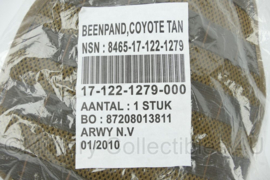 Defensie beenpand Coyote Tan beenpaneel legpanel MOLLE coyote - 24 x 54 cm - nieuw in verpakking - origineel