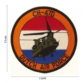 Embleem Chinook CH-47D Dutch Air Force - 11 cm