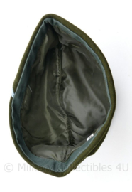 Overseas cap Groen Garrison cap - blauwe bies - maat 55 cm.