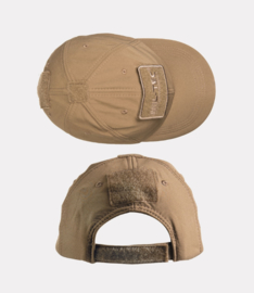 Baseball cap Softshell met velcro- verstelbare maat - COYOTE