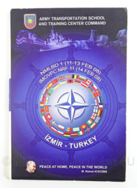 Turkse leger informatie brochure - Izmir - ATSTC -  NMLBD 1/IMOVPC NRF 11 - 14 x 22 cm - origineel