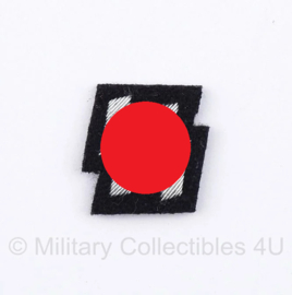 SS polizei embleem - klein model (2 cm. hoog) - zwart  / zilver