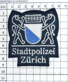 Zwitserse Stadtpolizei Zurich embleem - 7,5 x 8,5 cm - origineel