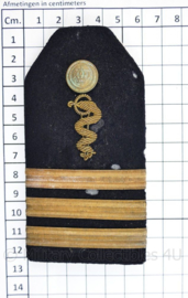 Koninklijke Marine officiers epaulet geneeskundige dienst - ENKELE epaulet  - begin 1900 -  Luitenant - origineel