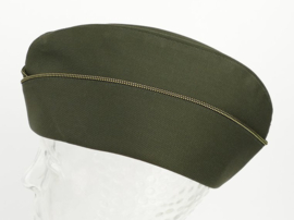WO2 US officer schuitje OD Green with black/gold piping - maat 58 of 59 cm - replica
