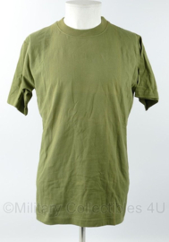 Nieuw gemaakt groen T shirt US Army Style - nieuw met kaartje eraan - maat Small - origineel