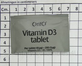 Rantsoen Orifo Vitamine D3 tablet - THT 2-2024