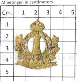 WO2 Canadese cap badge Le Regiment De Hull -  4 x 4 cm - origineel