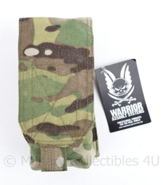 Warrior Assault Systems Single M4 5.56mm Mag Pouch / Non Slip Retention - 2 Mags - Multicam - NIEUW