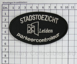 Stadstoezicht Leiden Parkeercontroleur embleem - 10 x 5,5 cm - origineel
