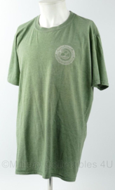 KMARS Korps Mariniers 2nd Marine Combat Group shirt groen - maat Extra Large - gedragen - origineel