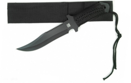 Combat knife 7 inch - zwart of groen