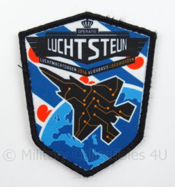 KLu Luchtmacht eenheid embleem Operatie Luchtsteun - Luchtmachtdagen Leeuwarden 2016 - met klittenband - afmeting 8 x 10 cm - origineel