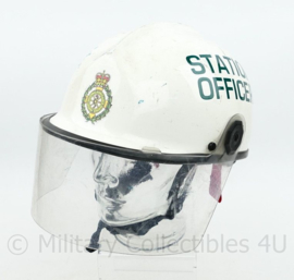 Mersey Regional Ambulance Service Rescue helm Station Officer  - wit -  verstelbaar maat 54 - 62 cm  - origineel