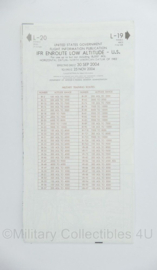 United States Flight Information IFR Enroute Low Altitude Map L19 L20 Lancaster Virginia 2004 - 25 x 13 cm - origineel