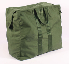 US Aviator`s kit bag Flyers Kit Bag Dodge bag Groen 27 x 57 x 51 cm. - origineel