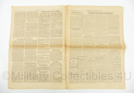 WO2 Duitse krant Frankische Tageszeitung nr. 23 31 januari 1944 - 47 x 32 cm - origineel