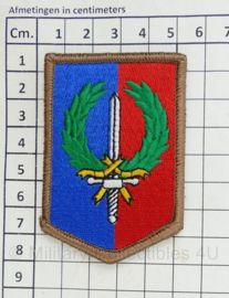 KL Nederlandse leger Combat Support Command embleem met klittenband - 8 x 5 cm