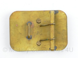 Koninklijke Marine Korps Mariniers koppelslot Messing - 7,5 x 5,5 cm -origineel