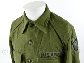 US Korea oorlog M51 Field shirt wool 101st Airborne Division - maat M - origineel