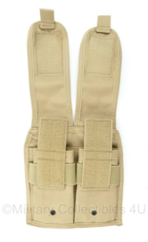 US Army en defensie Molle tas Double magazin pouch M4 C7 khaki  -  nieuw - origineel