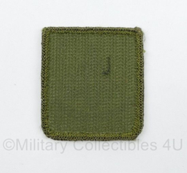 Defensie Infanterieschool borstembleem - met klittenband - 5 x 5 cm - origineel