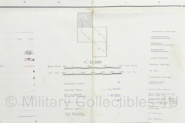 Defensie stafkaart Aruba blad 2 - schaal 1 : 25.000- 70 x 52,5 cm - origineel