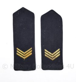 Korps Mariniers of Koninklijke marine epauletten - Sergeant -  13 x 4,5 cm - origineel