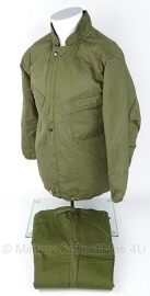 US Army NBC parka en broek Suit Chemical protective - groen - Maat Extra Small - IN VERPAKKING! - origineel 1980