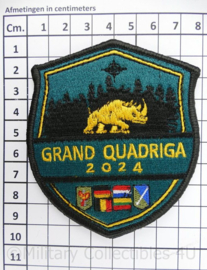 Grand Quadriga 2024 -  13 Lichte Brigade patch - met klittenband - 9½ x 8 cm