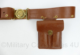 US M1912 Cavalry koppel met magazijntas en M1911 Colt Cavalry holster - bruin leer