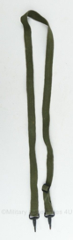 US Army canvas draagriem groen - 121 x 2 cm - gebruikt - origineel