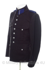 Schalkhaar politie uniform - met kraagemblemen en schouderstukken - maat 39/102 - origineel WO2 Duits/Nederlands