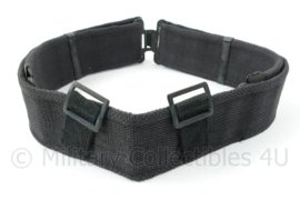 Zwarte webbing  koppel Brits model - verstelbaar -  origineel