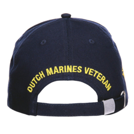 Baseball cap Korps Mariniers Dutch Marines Veteran - blauw