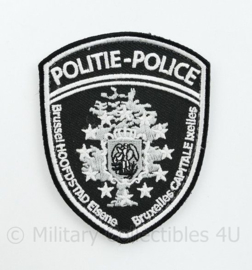 Belgische Politie embleem Brussel - 9 x 7 cm - origineel