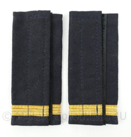 Paar commerciële piloot epauletten - 12 x 5 cm - origineel
