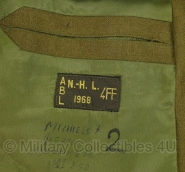 Belgische field service dress 1968 - maat 4 = Medium - origineel