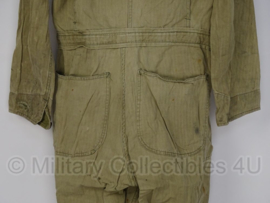 US HBT tanker overall / us coverall - naoorlogs khaki -  US size 36 = NL maat 46  - origineel