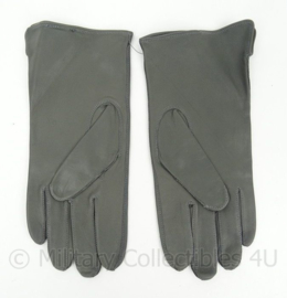 KL Nederlandse leger Dames handschoenen grijs leer - nieuw in verpakking - maat 10 - origineel