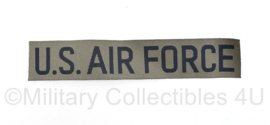 USAF US Air Force  borst naamlint - 15 x 3 cm - origineel