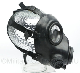 KL Nederlandse leger AMF12 gasmaskerset met oefenfilter (tegen traangas) en gevechtsfilter (tht 2029) met woodland tas - maat 2 = middel - origineel