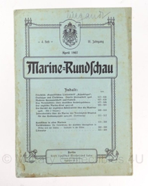 Marine Rundschau boeken set 1907 - set van 3 - origineel